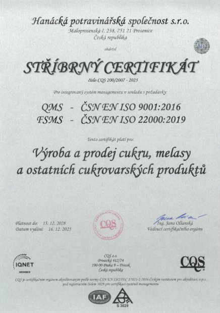 2025_stribrny_certifikat_iso9001_iso22000_cz